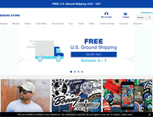 Tablet Screenshot of boeingstore.com